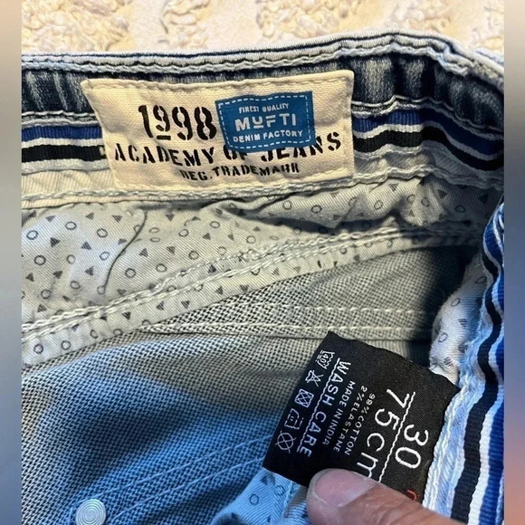 Mufti Men Regular Fit Blue Jeans - Picture 4 of 5